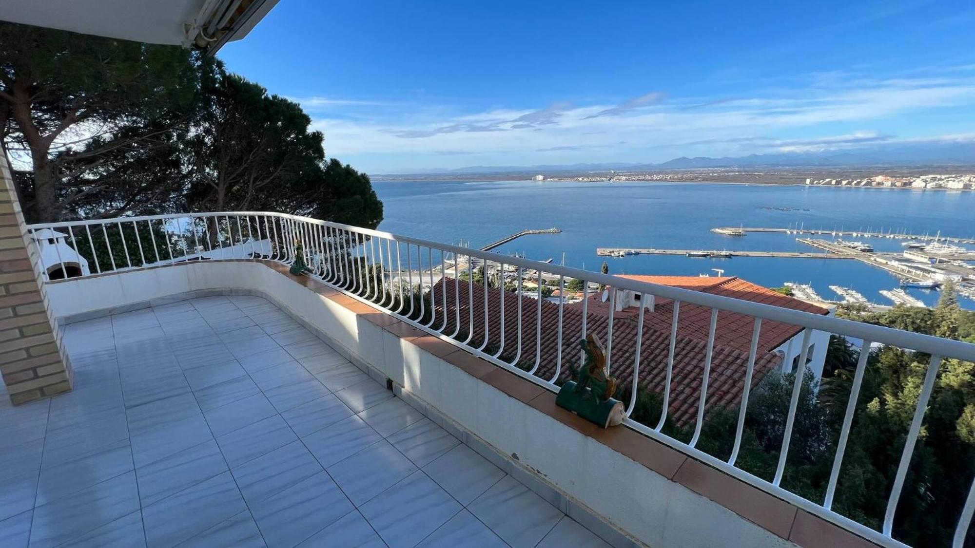 Apartamento Casa Linda Con Vistas Espectaculares Av-40 Roses Bagian luar foto