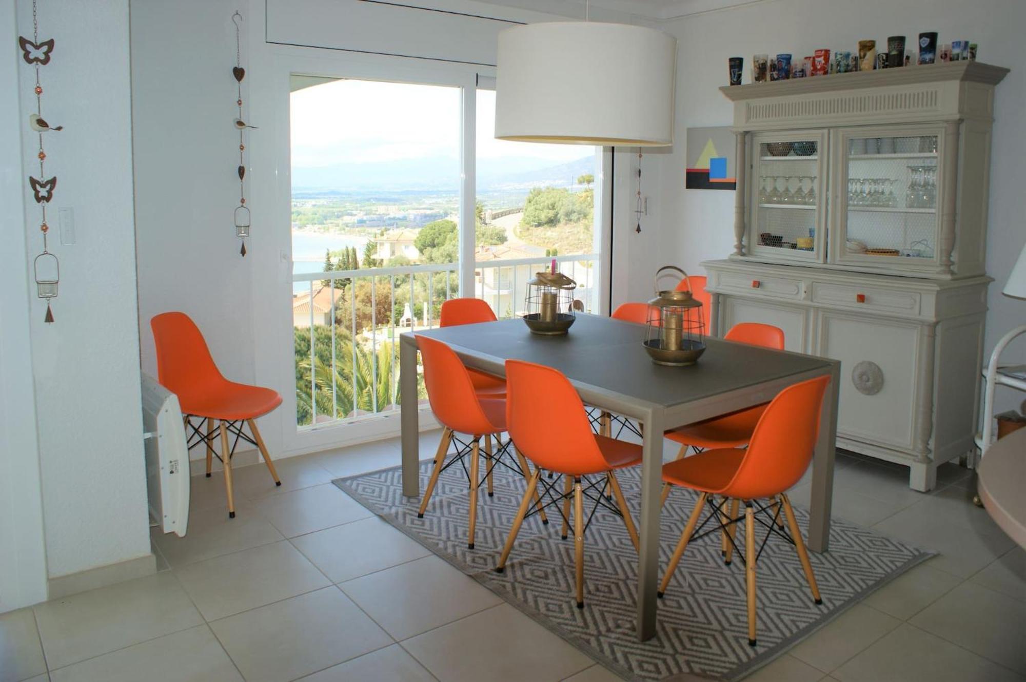 Apartamento Casa Linda Con Vistas Espectaculares Av-40 Roses Bagian luar foto